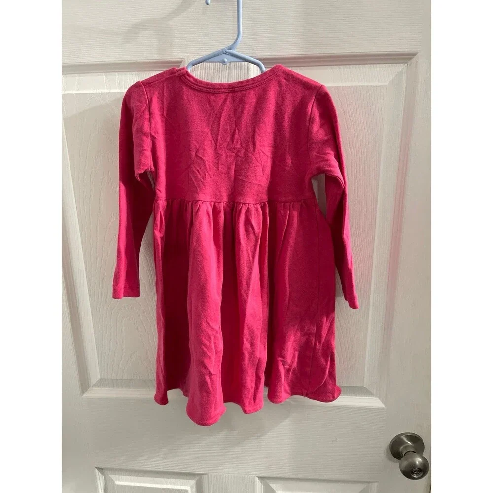 Monag Long Sleeve Dress Pink Size 4